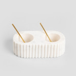 Сет за подправки 3 части HOMLA MARBLE STRIPES