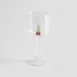 Чаша за вино с декорация череши HOMLA CEREZA 260 мл.