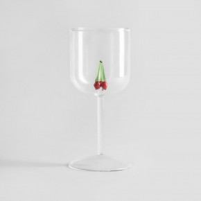 Чаша за вино с декорация череши HOMLA CEREZA 260 мл.