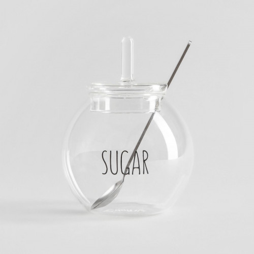 Захарница с лъжица HOMLA LIVEN 320 мл. Захарница с лъжица HOMLA LIVEN 320 мл.