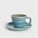 Чаша с чиния HOMLA CHERYL 200 мл., зелен