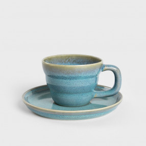 Чаша с чиния HOMLA CHERYL 200 мл., зелен