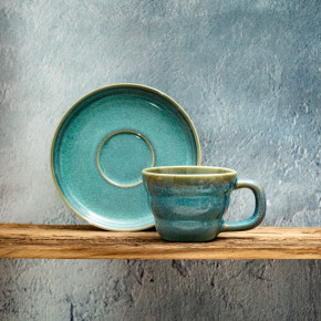 Чаша с чиния HOMLA CHERYL 200 мл., зелен