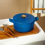 Тенджера HOMLA ANDREAS 5000 мл., син Тенджера HOMLA ANDREAS 5000 мл., син