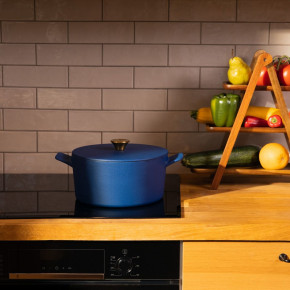 Тенджера HOMLA ANDREAS 5000 мл., син