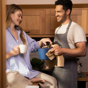 Тенджера HOMLA ANDREAS 5000 мл., син