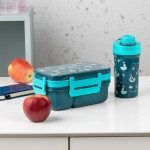 Сет детска кутия за храна и чаша HOMLA B2 LUSY, син