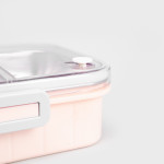 Кутия за храна 3 части HOMLA B2 DELVOR 750 мл., розов