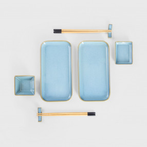 Сет за суши 7 части HOMLA OKINAWA, син