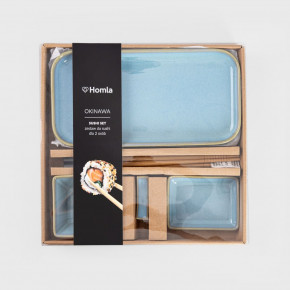 Сет за суши 7 части HOMLA OKINAWA, син