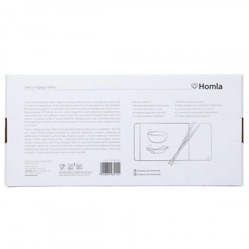 Сет за суши 7 части HOMLA SUSHI 30х14 см.