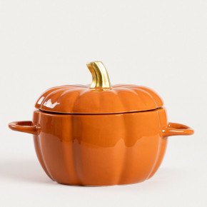Съд за сервиране с капак тиква HOMLA PUMPKIE оранжев