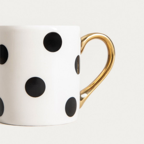 Чаша с чиния HOMLA LUNYA 100 мл., точки