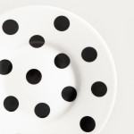 Чаша с чиния HOMLA LUNYA 100 мл., точки