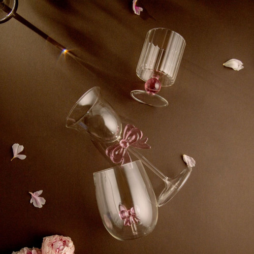 Чаша с декорация панделка HOMLA BOWY 580 мл. Чаша с декорация панделка HOMLA BOWY 580 мл.