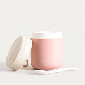 Чаша за обяд с лъжица HOMLA POPPIE 380 мл.