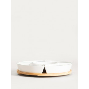 Поднос с комплект купи HOMLA FINCAN 30 см., зелен