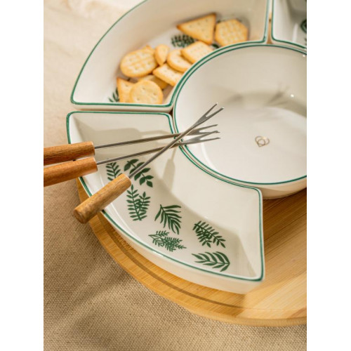 Поднос с комплект купи HOMLA FINCAN 30 см., зелен Поднос с комплект купи HOMLA FINCAN 30 см., зелен