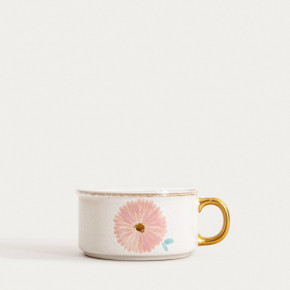 Купа с дръжка и капак HOMLA MEREN 600 мл, розов