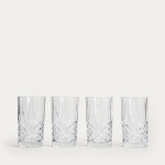 Сет чаши 4 бр. HOMLA MIRRA 350 мл.