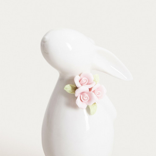 Заек с декорация цветя HOMLA BULAQ