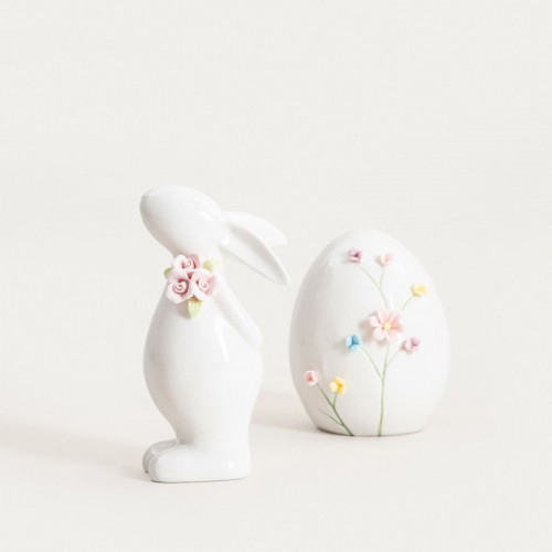 Заек с декорация цветя HOMLA BULAQ