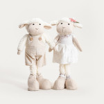 Декорация овца-момиче HOMLA KOOVIS 17x12x37 см.