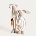 Декорация заек-мoмиче HOMLA MATTIA 17x13x79 см.