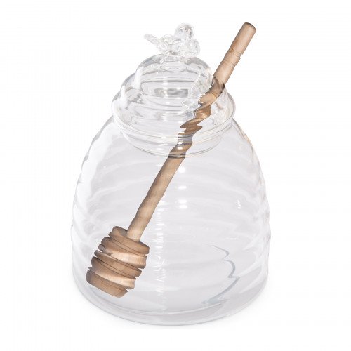 Буркан за мед с лъжица HOMLA MELLA 460 мл.