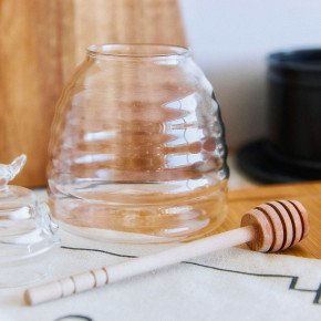 Буркан за мед с лъжица HOMLA MELLA 460 мл.