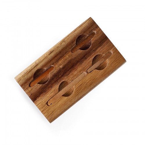 Сет ножове за сирена в блок 5 части HOMLA MOOKA Сет ножове за сирена в блок 5 части HOMLA MOOKA