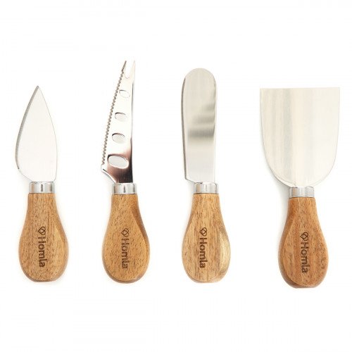 Сет ножове за сирена в блок 5 части HOMLA MOOKA Сет ножове за сирена в блок 5 части HOMLA MOOKA