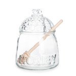 Буркан за мед с лъжица HOMLA REGEL 550 мл. Буркан за мед с лъжица HOMLA REGEL 550 мл.