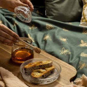 Буркан за мед с лъжица HOMLA REGEL 550 мл.