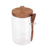 Буркан с лъжица HOMLA CARLOS 900 мл. Буркан с лъжица HOMLA CARLOS 900 мл.