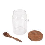 Буркан с лъжица HOMLA CARLOS 900 мл. Буркан с лъжица HOMLA CARLOS 900 мл.