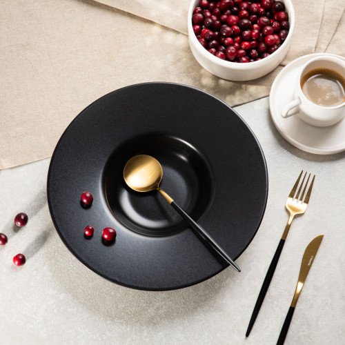 Чиния за паста HOMLA FAMELIO 28 см., черен