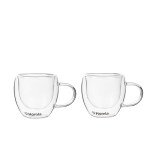 Сет чаши с двойно дъно 2 бр. HOMLA CEMBRA 80 мл. Сет чаши с двойно дъно 2 бр. HOMLA CEMBRA 80 мл.