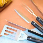 Сет за барбекю 5 части HOMLA EASY GRILL, черен