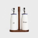 Сет за олио и оцет с поставка HOMLA MODERN Сет за олио и оцет с поставка HOMLA MODERN