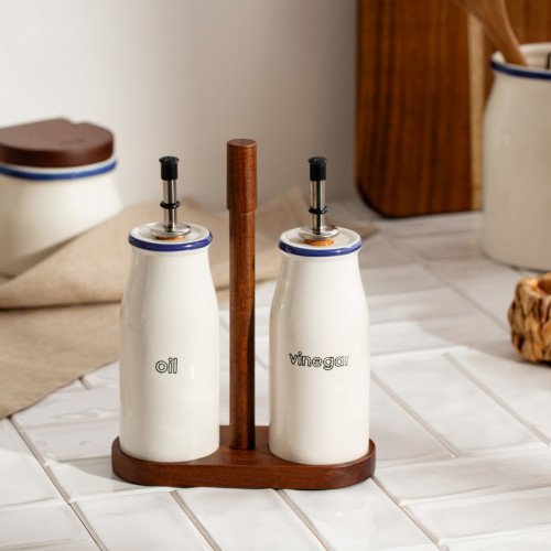 Сет за олио и оцет с поставка HOMLA MODERN