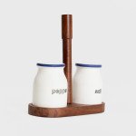 Сет за сол и пипер с поставка HOMLA MODERN Сет за сол и пипер с поставка HOMLA MODERN