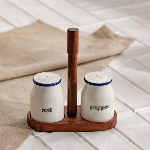Сет за сол и пипер с поставка HOMLA MODERN