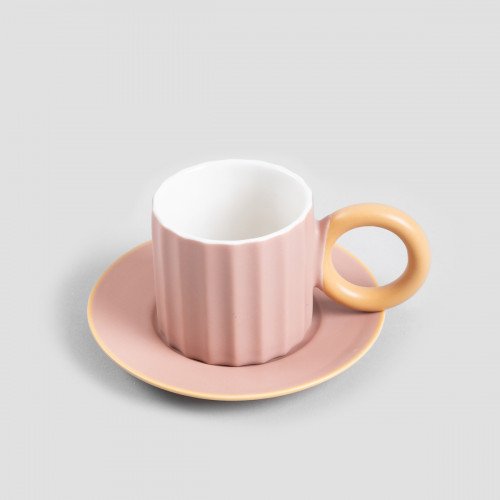 Чаша с чиния HOMLA YELLY 100 мл., розов Чаша с чиния HOMLA YELLY 100 мл., розов