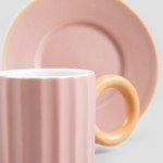 Чаша с чиния HOMLA YELLY 100 мл., розов Чаша с чиния HOMLA YELLY 100 мл., розов