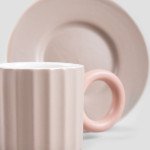 Чаша с чиния HOMLA YELLY 100 мл., бежов Чаша с чиния HOMLA YELLY 100 мл., бежов