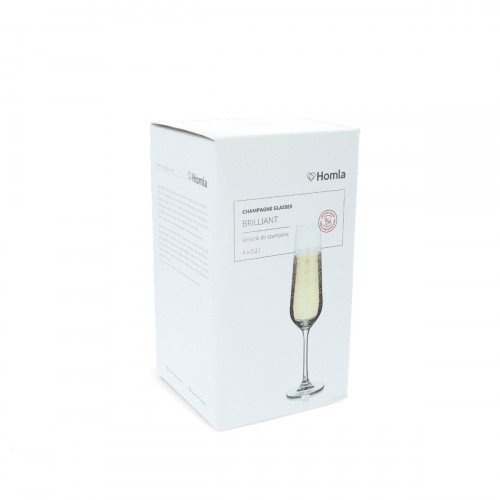 Чаши за пенливо вино 4 бр. HOMLA BRILLIANT 200 мл.