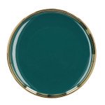 Чаша с чиния и лъжица HOMLA SINNES 200 мл., тъмнозелен  Чаша с чиния и лъжица HOMLA SINNES 200 мл., тъмнозелен