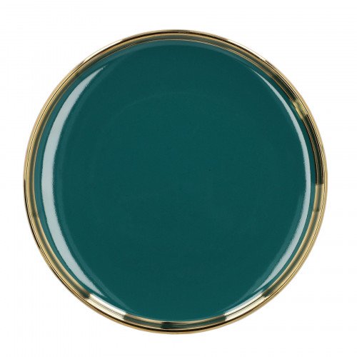 Чаша с чиния и лъжица HOMLA SINNES 200 мл., тъмнозелен  Чаша с чиния и лъжица HOMLA SINNES 200 мл., тъмнозелен