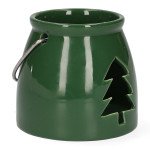 Свещник HOMLA TINSEL, зелен